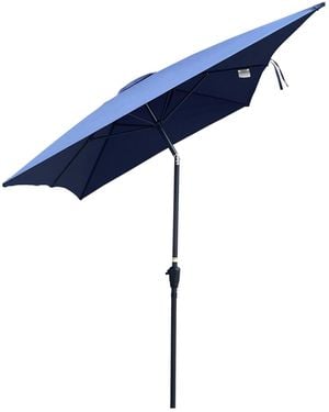 Flynama 6 X 9ft Patio Umbrella Outdoor Waterproof Umbrella - Blue