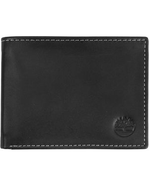 Timberland Two-tone Commuter Wallet - Black
