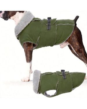 Aronkl Reflective Waterproof Dog Jacket - Green