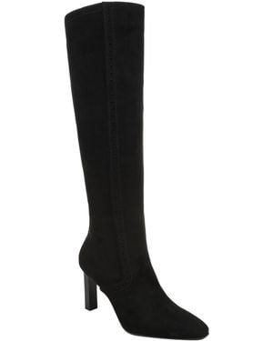 Franco Sarto Damiana Square Toe Zip Tall Boots - Black