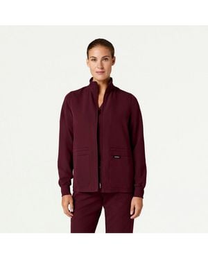 Jaanuu Ceri 6-pocket Classic Scrub Jacket - Red