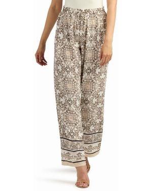 Bcx Printed Pull-on Pants - Natural