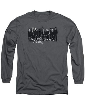 Harry Potter Big & Tall The Order Of Phoenix Da Squad Long Sleeve Tee / T-shirt - Gray