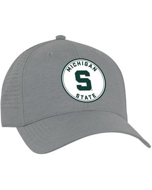 Ahead Michigan State Spartans Adjustable Curved Bill Hat - Gray