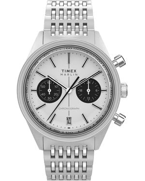 Timex Chronograph -tone Stainless Steel Watch - Gray