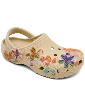 Crocs™ Classic Summer Beaded Clogs From Finish Line - White