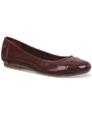 Giani Bernini Taylee Memory Foam Cap Toe Ballet Flats - Brown