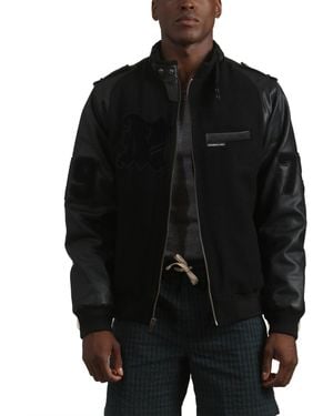 Members Only Varsity Jacket - Black