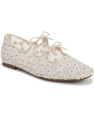 Sam & Libby Faith Mary Jane Flats - White