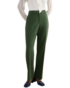 Hobbs Bess High Waisted Straight Leg Pants - Green