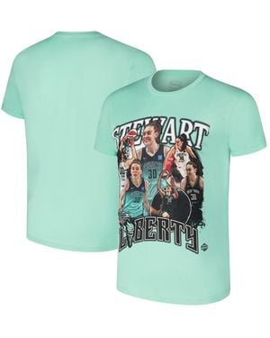 Stadium Essentials And Breanna Stewart New York Liberty Crossroads Player T-shirt - Green