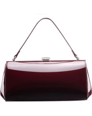 Nina Delsie Vintage Style Doctor Small Frame Handbag - Purple