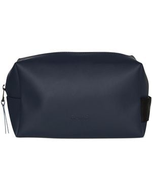Rains Small Waterproof Wash Bag - Blue