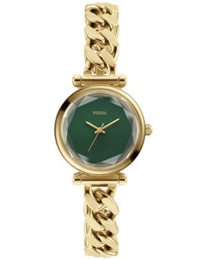 Fossil Carlie Three-hand Stainless Steel Watch - Metallic