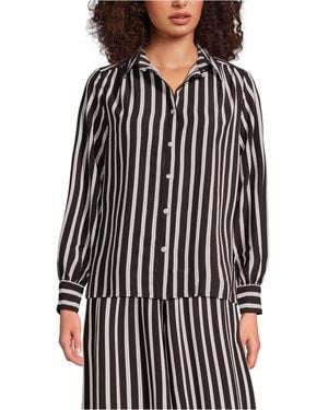 Lands' End Creaseless Feminine Shirt - Black