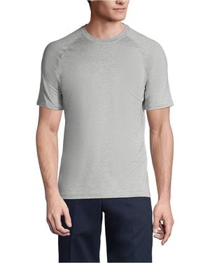 Lands' End School Uniform Short Sleeve Active Tee - Gray