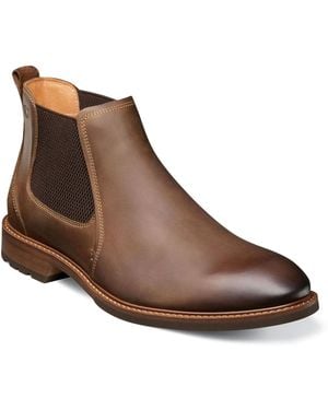 Florsheim Chalet Plain Toe Gore Boots - Brown