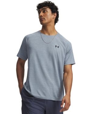 Under Armour Ua Tech Textured Performance T-shirt - Blue