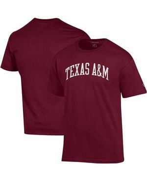 Champion Texas A&m aggies Basic Arch T-shirt - Red