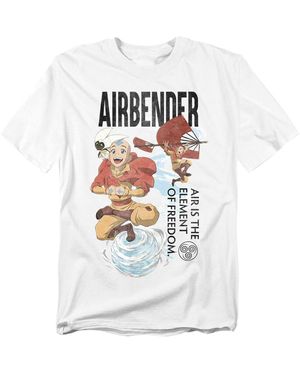 Avatar: The Last Airbender Aang The Airbender T-shirt - White