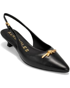 Aerosoles Raya Knot Slingback Dress Pumps - Black
