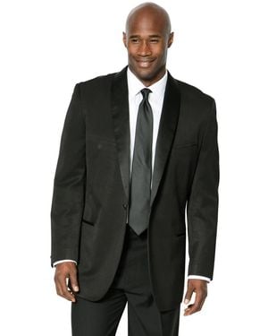Kingsize Big & Tall Ks Signature Collection Tuxedo Jacket - Black
