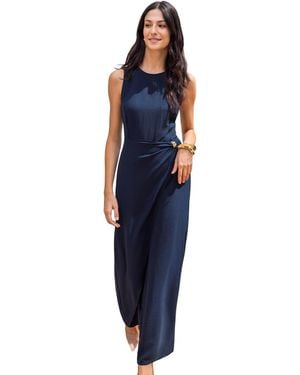 CUPSHE Well Suited Jumpsuit - Blue