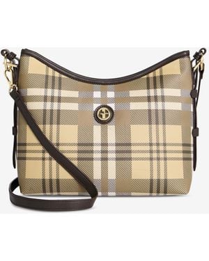 Giani Bernini Pebble Soft Medium Shoulder Bag - Natural