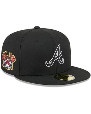 KTZ X Alpha Industries Atlanta Braves 59fifty Fitted Hat - Black
