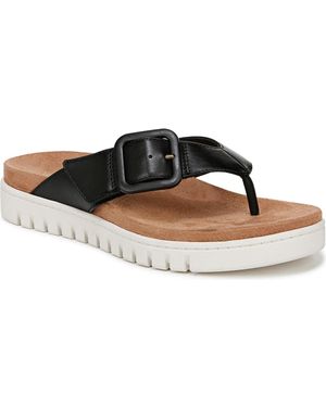 Vionic Uptown Marin Thong Sandals - Black