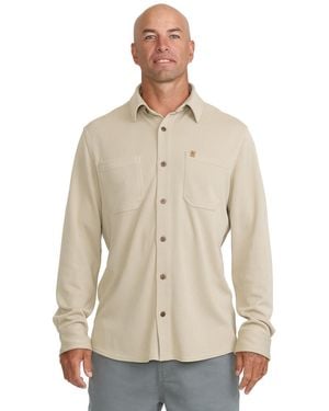 Quiksilver Almalfa Stretch Knit Long-sleeve Shirt - Natural