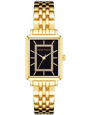 Anne Klein Quartz Gold-tone Alloy Bracelet Watch - Metallic