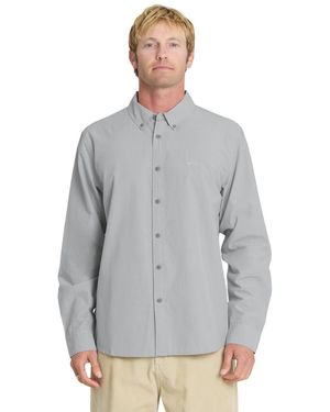 Quiksilver Shore Break Button-front Shirt - Gray