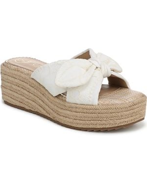 Sam & Libby Chelsea Platform Slide Sandals - White