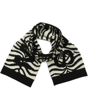 Michael Kors Michael Zebra Spine Scarf - Black