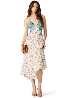 Steve Madden Alesha Sweetheart Neck Sleeveless Midi Dress - Multicolor