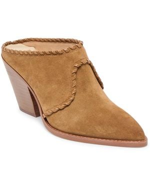 Dolce Vita Jolyn Western Mules - Brown