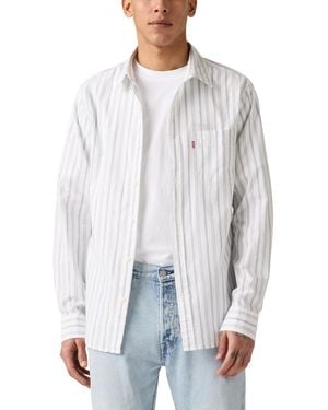 Levi's Classic 1 Pocket Regular-fit Long Sleeve Shirt - Gray