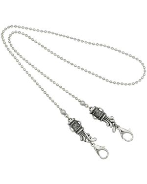 2028 Golf Club Set Ball Chain Mask Holder - White