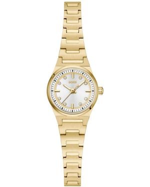 BOSS Candor Quartz Ionic Plated Thin Steel Watch 20mm - Metallic