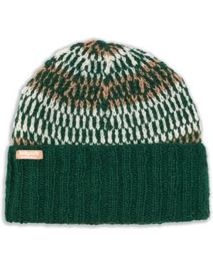 feel good S Artisan Hand-knit Adirondack Cap - Green