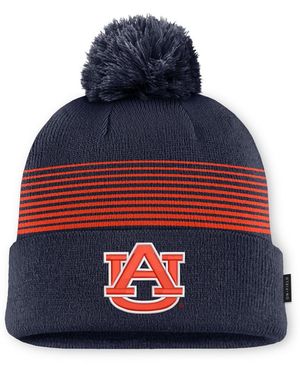 Nike And Navy Auburn Tigers 2026 On-field Cuffed Knit Hat - Blue