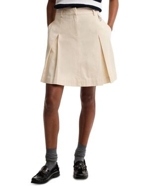 Barbour Aylesby A-line Mini Skirt - Natural
