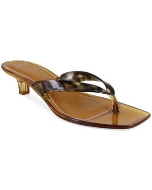 Christian Siriano Yash Jelly Heeled Sandal - Brown