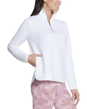 Skechers Sketchers Go Walk Ottoman 1/4 Zip - White