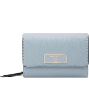 Nine West Magdalina French Wallet - Blue