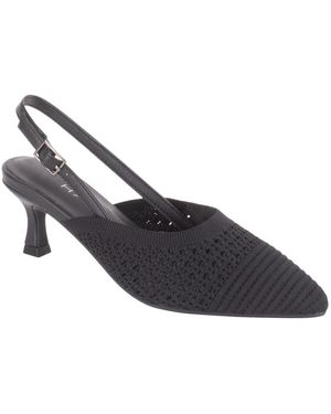 Tahari Palermo Slingback Buckle Pumps - Blue