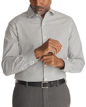 Tommy Hilfiger Flex Regular Fit Dress Shirt - Gray