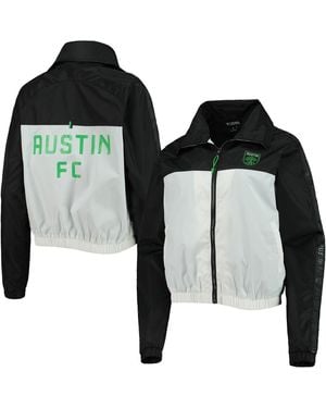 The Wild Collective Austin Fc Anthem Full-zip Jacket - Black
