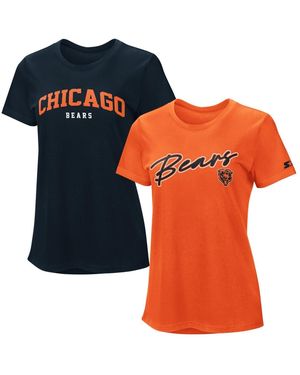 Starter Navy/orange Chicago Bears Combo Pack T-shirt